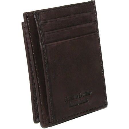 Men's Leather Front Pocket Credit Card ID Holder