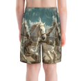 thumbnail image 3 of Cauagu Roman Chariot Horse Race Print Swim Trunks for Men,Youth Boys Swim Shorts Compression Liner Beach Shorts Boys' Swimming Shorts 7-20 Years Bathing Suit-Medium, 3 of 7