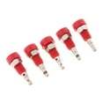 thumbnail image 4 of 5 conectores de ranura para poste de unión de montaje en panel con conector banana de 2 mm rojo, 4 of 7