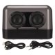 thumbnail image 2 of Altavoz , Subwoofer Recargable Con Carcasa Transparente, Altavoz Inalámbrico, Luz LED Colorida, Soporte De Entrada Auxiliar Para Acampar Para PC, 2 of 7