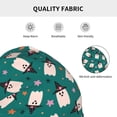 thumbnail image 5 of Fuzoiu Halloween Ghosts Print Winter Beanie Hat for Men & Women,Warm Knit Cap,Women Windproof Watch Hat,Knit Warm Unisex Beanie, 5 of 7