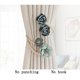 thumbnail image 4 of Alzapaños para Cortinas con Rosas Azules | Alzapaños de Lino de 47 Cm | Juego de Hebillas Sin Taladro | Accesorios Florales Decorativos para Sala de Estar, Dormitorio y Decoración Del Hogar, 4 of 6