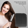 thumbnail image 4 of Qarigey Bolsa de alfombrilla resistente al calor de silicona para rizador de pelo, alisador de pelo multifunción, alfombrilla de silicona para plancha Cuidado del cabello negro Qarigey CE000433-02, 4 of 6