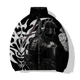 thumbnail image 5 of Abrigos de invierno para hombre, parkas, deportes de ocio, chaquetas acolchadas para hombre, estampado personalizado de calavera de guerrero, abrigo cómodo y cálido para hombre, 5 of 5