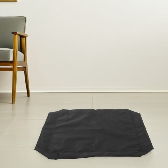 GAXIRE Replacement Cover for Indoor Outdoor Dog Cot, Black Breathable Bed Accessory 1 Piece