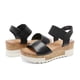 thumbnail image 2 of Sandalias DREAM PAIRS REED-2 Negras con Plataforma y Cuña para Mujer, 2 of 6