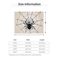 thumbnail image 2 of Salouo Spiders On The Web 1 Print Throw Blanket Gifts for Women Men Soft Flannel Blanket for Home Living Room Decor Bedroom Blanket Gifts for Mom Dad -60"x50", 2 of 7