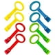 thumbnail image 1 of Anillos de agarre para cuna - Paquete de 4 herramientas ergonómicas con correas de nailon para bebés de 8 a 10 meses que aprenden a caminar | Entrenamiento de coordinación ojo-mano | Fácil, 1 of 9