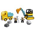 thumbnail image 4 of LEGO DUPLO Construction Truck & Tracked Excavator 10931 Building Toy (20 Pieces), 4 of 7