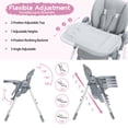 thumbnail image 4 of ChaoLink Silla alta para bebé, silla multifuncional para infantes con altura y reclinación ajustable, silla plegable para bebés y niños pequeños, 4 of 8