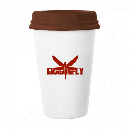 

Insect Harm Fears Animal Dragonflies Mug Coffee Drinking Glass Pottery Cerac Cup Lid