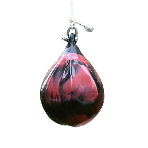 Saco de boxeo impermeable para entrenamiento de boxeo en casa. Rojo