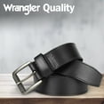 thumbnail image 6 of Wrangler Men's Pebble Leather Belt, 38mm Casual Waist Belt for Jeans, Father's Day Gifts, 6 of 7