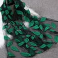 thumbnail image 1 of Minnieouse Estola de urdimbre para mujer, bufanda larga con estampado de hojas, estilo veraniego Accesorios de disfraces verde, 1 of 2
