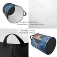 thumbnail image 3 of Laundry Basket, Majestic Ice Dragon Summit Laundry Hamper Waterproof Laundry Bag Clothes Hamper Laundry Bin with Handles for Bedroom, Living Room, Kids Room, 3 of 5