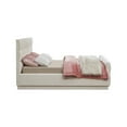 thumbnail image 6 of Meridian Furniture Paxton Cream Chenille Fabric King Bed, 6 of 8
