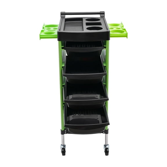 Miumaeov Multi-Functional 6-Tier Salon Beauty Trolley Drawer Hairdressing Shelf Rolling Cart w/ Wheels