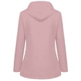 thumbnail image 3 of Tiqkatyck Womens Rain Jacket, Women Winter Casual Windbreaker Jackets Mountain Plush Jacket Long Sleeve Travel Jackets Women Windbreaker Jacket Women, Pink Jacket M, 3 of 4