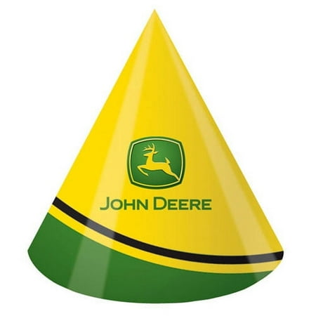 John Deere Birthday Party Hats, 8 Count