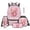 Ice Cream Axolotl, variant on Jeiento Galaxy Koala Backpack for School Boys Girls 5th Grade with Lunch Box Water Bottle Sleeve Pencil Pouch Keychain 5-Piece Set 17 inch Lightweight Bookbag for Kids Age 10-12 Back to School Gifts
