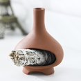 thumbnail image 3 of Handmade Ceramic Sages Stick Dish Palo Santo Holder - Modern Medieval Incense Burner and Candlet Holder - Zen Home Decor, 3 of 8