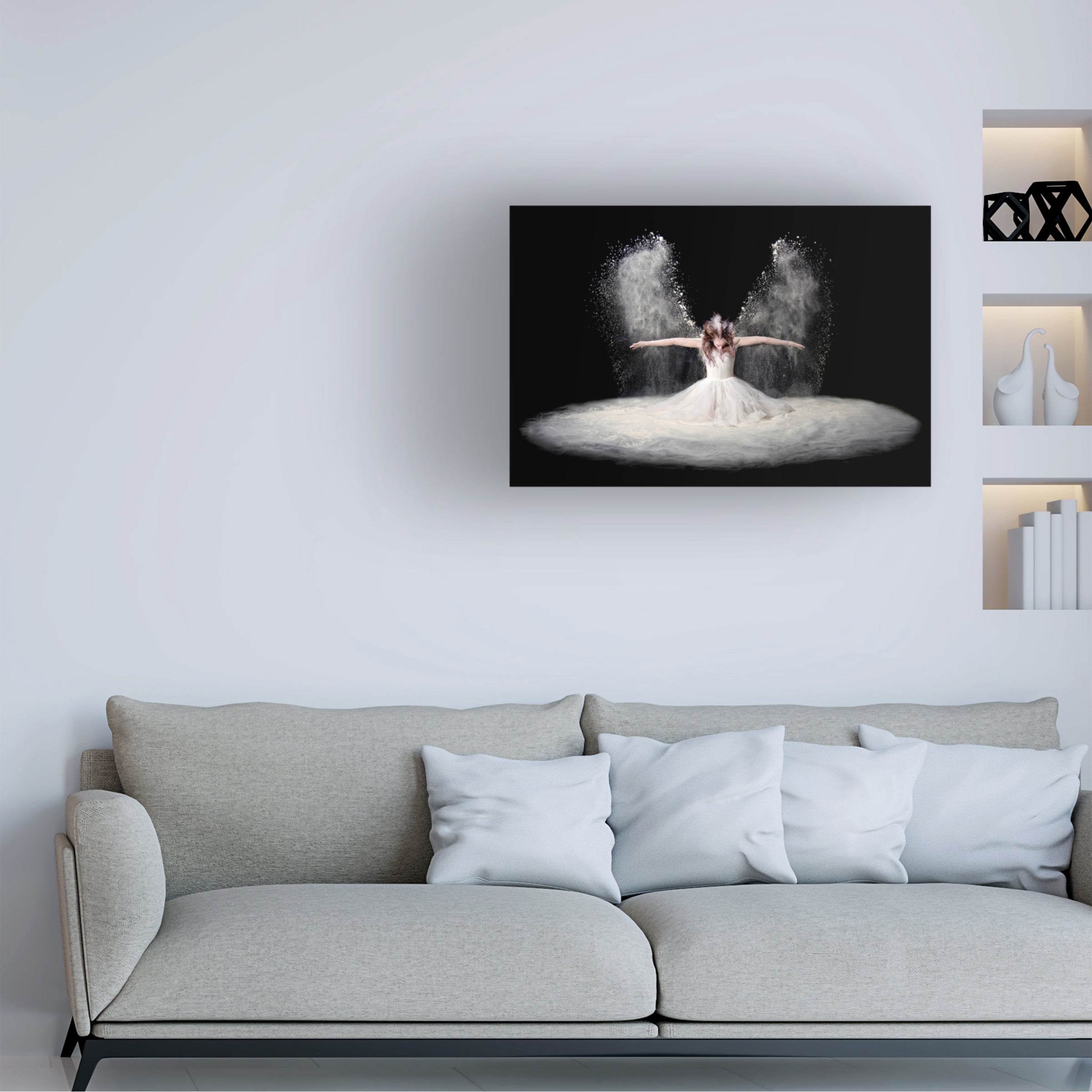 Pauline Pentony Ba 'Dust Wings' Canvas Art