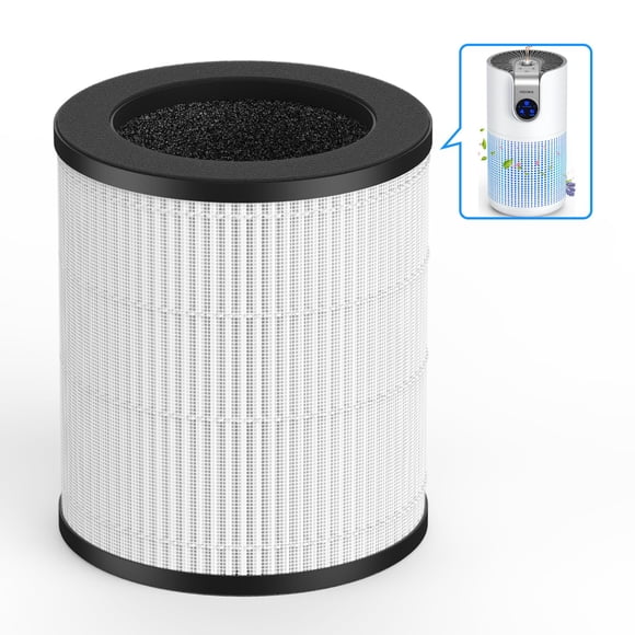 MOOKA Official Certified H13 True HEPA Replacement Filter Compatible with M03 Air Purifier (1 PACK)