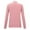 Pink, variant on Yuanlong Womens Sweaters Ladies Elegant Long Sleeved Solid Semi Turtleneck Sweater Autumn Winter Warm Soft Pullover Tops