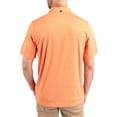 thumbnail image 2 of Men's Cutter & Buck Heather Orange Oregon State Beavers Forge Eco Heather Stripe Stretch Recycled Polo, 2 of 2