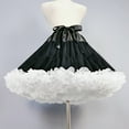thumbnail image 2 of GENEMA Women Crinoline Petticoat Fluffy Skirt Short Slips Underskirt 16in for Cosplay, 2 of 10