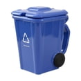 thumbnail image 2 of Novelty Ceramic Mug, Funny Coffee Mug, Ceramic Mug with Lid, Recycle Bin Shaped Gag Gift, Blue Fun Desk Decor, 2.5 X 4.5 Inch Creative Design Water Cup That Holds Your Favorite, 2 of 8