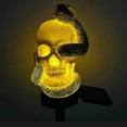 thumbnail image 4 of LSLJS Solar Lights For Outside,LED Outdoor Light Waterproof Halloween Solar Skull Headlamp Terrifying&Funny Insertion Lamp Resin Holiday Decoration Prop Decoration Night Light For Garden Yard Pathway, 4 of 4