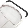 thumbnail image 4 of Stainless Steel Expandable Oval Colander with Rubber Handles - 6 Quart - for Kitchen Sink, Draining Board, Fruit Vegetable Sink, 4 of 5