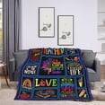 thumbnail image 3 of LHSHID Gifts for Nurse Graduation Appreciation Blanket Flannel Soft and Comfortable Anti static Bed Sofa Blanket 50x60in, 3 of 5