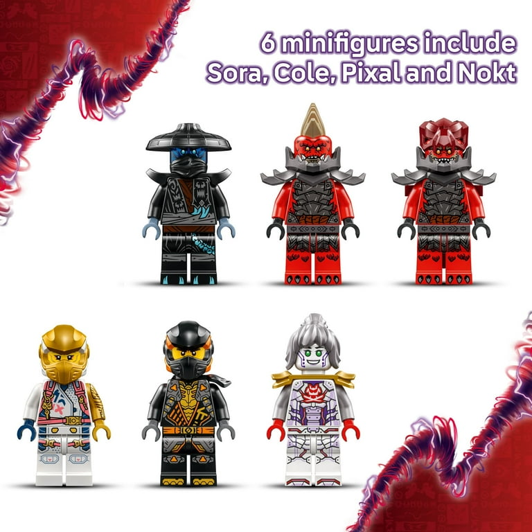 コレクター向けブレイン6種セット LEGO NINJAGO Zane's Ultra Combiner Mech Ninja Toy - Pretend Play 4