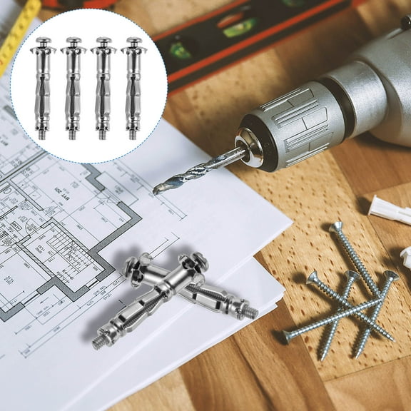 UPKOCH Wall Safety Anchor 25Set Heavy Duty Carbon Steel For Reliable