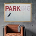 thumbnail image 2 of wall26 Framed Canvas Print Wall Art Banksy Little Girl on Swing Below Parking Sign Graffiti &amp; Street Art Pop Culture Illustrations Pop Art Dark for Living Room, Bedroom, Office - 16"x24&quot, 2 of 5