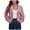 Fall 01Pink, variant on Corduroy Jacket Women, Ladies Cropped Cardigan Casual Slim Fit Long Sleeve Lapel with Pockets Button Down Blazers Solid Color Short Jackets Coats Fall
