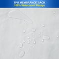 thumbnail image 5 of Waterproof Mattress Protector Microfiber Bed Mattress Pad Deep Pocket Pads Bed Cover Pale Gray King, 5 of 8