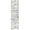 thumbnail image 3 of SAFAVIEH Amelia Lester Abstract Runner Rug, Light Gray/Charcoal, 2'2" x 10', 3 of 11