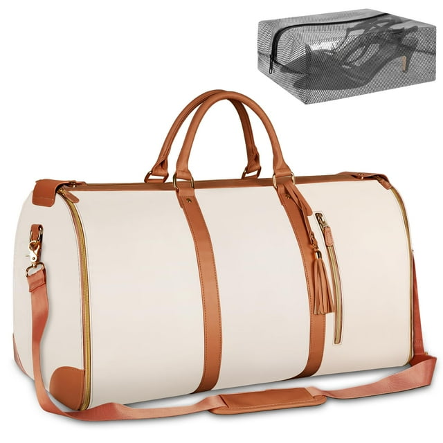 Bolsa de Ropa Convertible Ytonet para Viaje Beige