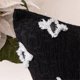 thumbnail image 3 of A set of 2 decorative pillowcases, diamond jacquard pillowcases, sofa soft rectangular cushion covers, bedroom and living room, 12x20 inches, black, 3 of 4