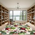 thumbnail image 2 of ODIKA 4'x6' Machine Washable Non-Slip Area Rug, Farmhouse Red High Traffic Rug, Red, 1181313, 2 of 7