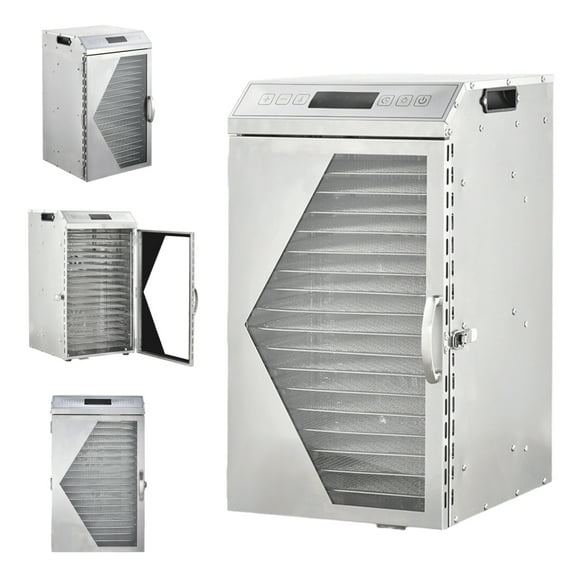 Large Capacity Food Dehydrator 18 Trays, 800W Commercial Dryer with 11ft² Drying Space, 194°F Temperature Control for Meat Jerky and Pet Food