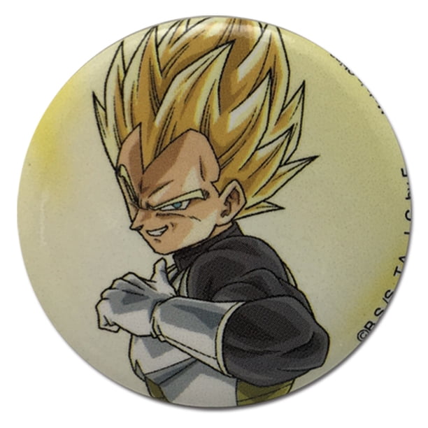 Dragon Ball Super Ss Vegeta Ready To Fight Anime 1 25 Button Ge Walmart Com