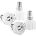 thumbnail image 4 of 4x Socket Adapter - E14 To Gu10 Socket Converter - Bayonet Base Lamp Holder Adapter For Halogen Led Bulb, 4 of 5