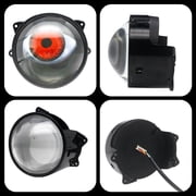 Demon Eye Headlights, 2026 New Realistic LED Moving Ghost Eye Car Headlight, Control, 12-36V, 33 Light Modes, with Color Lenses for Eyes, Light Up Big Eyeball Lights For Car