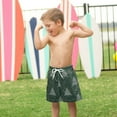 thumbnail image 4 of FORMRS Boys Swim Trunks Quick Dry Mesh Liner Boardshorts Sizes XS-XL, New Year Tree Pattern, 4 of 7