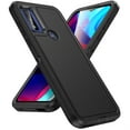 thumbnail image 3 of JTCASES for Motorola Moto G Play 5G 2023 Case, Shockproof Anti-drop PC Frame Anti-slip Strip Silicone Back Shell Rugged Anti-scratch for Motorola Moto G Play 5G 2023 (6.5") - Black, 3 of 8