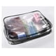 thumbnail image 3 of Neceser transparente para cosméticos, neceser de viaje de plástico con cierre de cremallera y asas de transporte (negro, 3 unidades), 3 of 4